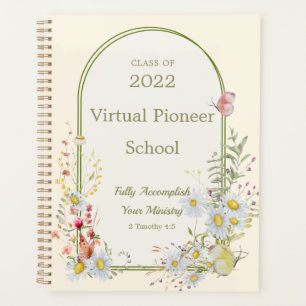 École pionnière JW 2022 - cadre floral