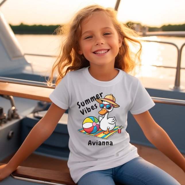 Écoles Sorties Été Amusant Silly Goose T-Shirt (Créateur téléchargé)