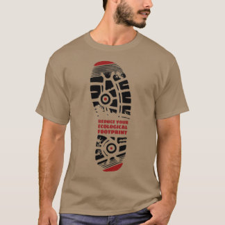 Ecological Footprint Aufkleber amp Gift Environmen T-Shirt