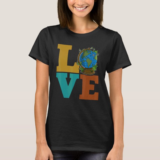 Ecologist environmental protection animals plants  T-Shirt (Vorderseite)