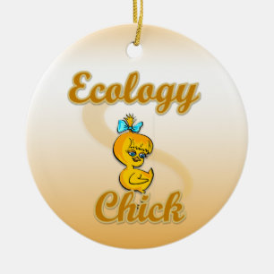 Ecology Chick Keramikornament