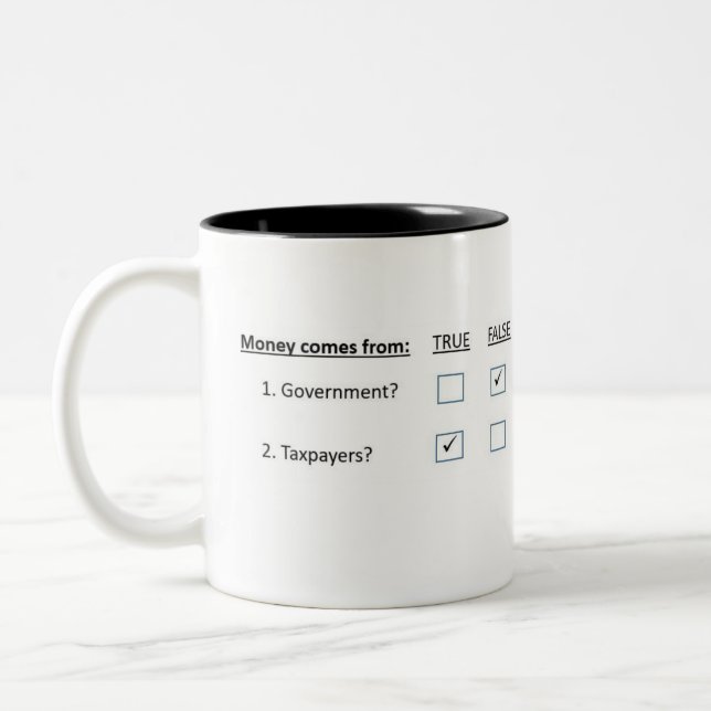 Économie 101 : Mug par Broadskilling (Gauche)