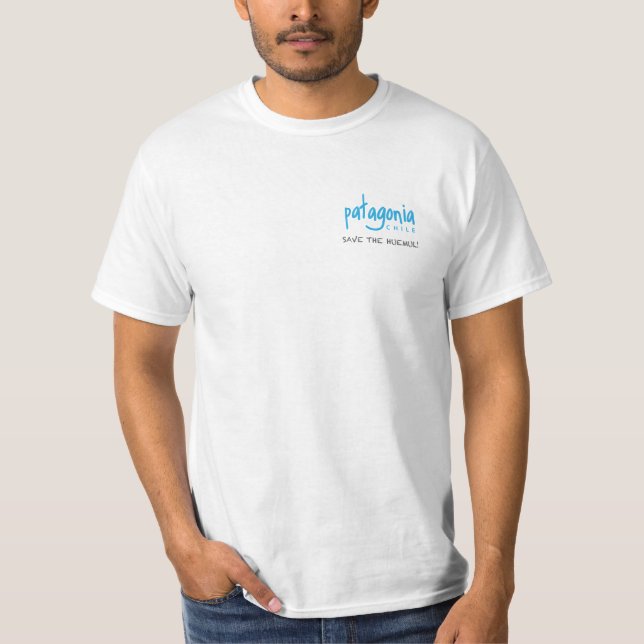 Économies de bleu le T-shirt de Huemul (Devant)