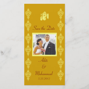 Économies de mariage de Ganesha les cartes photos