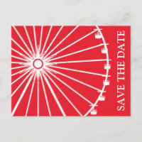 Économies de roue de Ferris les cartes postales de