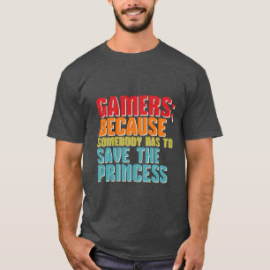 Économies drôles de T-shirt de Gamers la princes