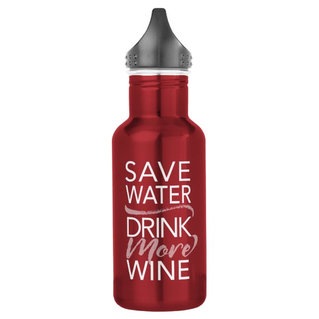 Économisez de l'eau Boire plus de bouteilles d'eau (Gauche)
