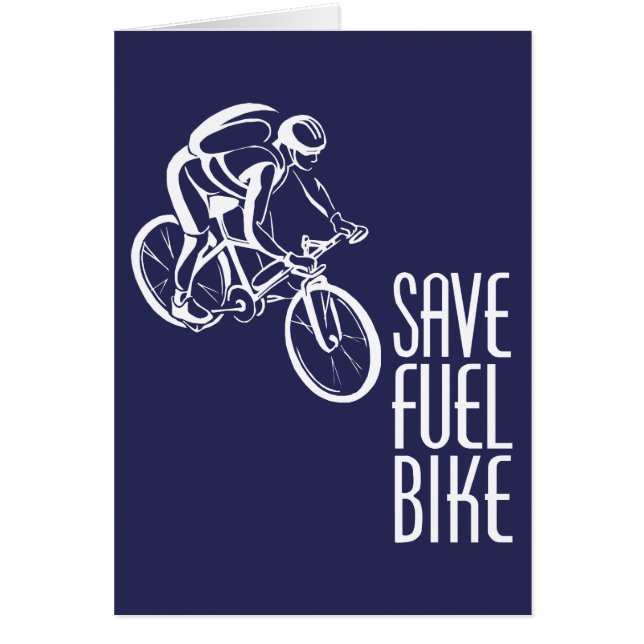 Économisez le vélo carburant (Devant)