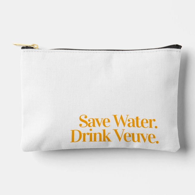 Économisez l'eau. Buvez Veuve. Petit Sac (Recto)
