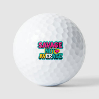 ÉCONOMISEZ PAS LES BALLES DE GOLF MOYENNES