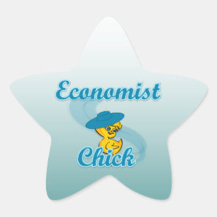 Economist Chick #3 Stern-Aufkleber