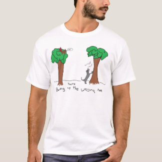 écorcement vers le haut de l'arbre faux