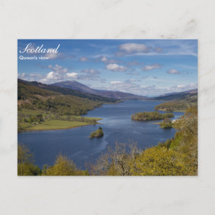 Ecosse - Carte postale vue de la reine