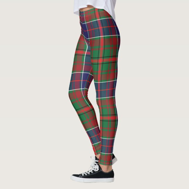 Ecosse Clan Adam Ancient Tartan Femmes Leggings (Gauche)