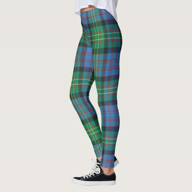 Ecosse Clan Bowie Tartan Femmes Leggings (Gauche)