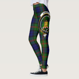 Ecosse Clan Dundas Crest Tartan Femmes Leggings