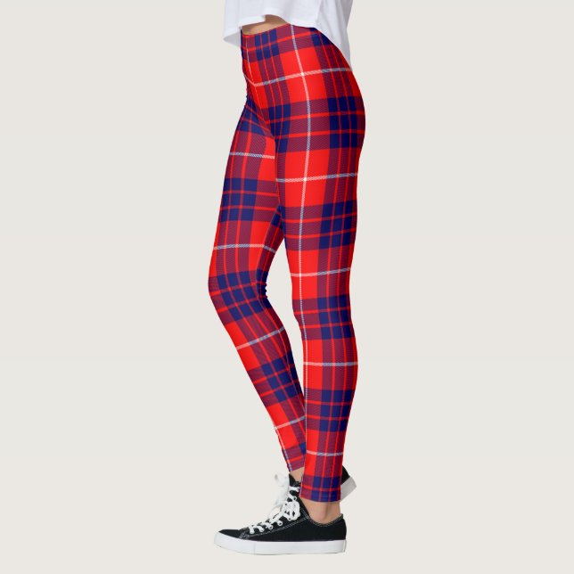 Ecosse Clan Hamilton Tartan Femmes Leggings (Gauche)