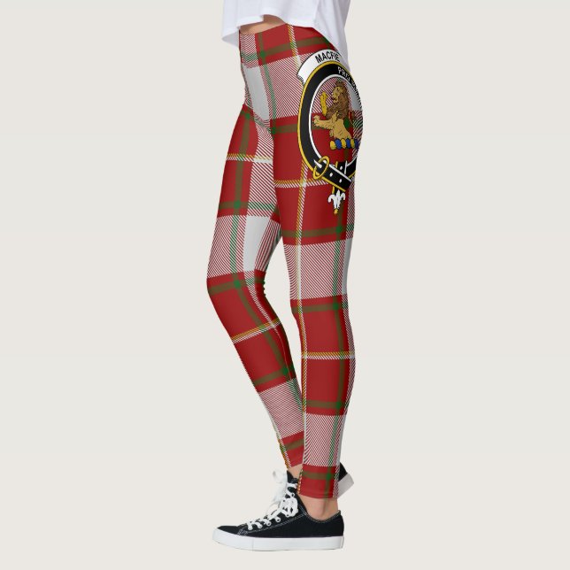 Ecosse Clan MacFie Crest Tartan Femmes Leggings (Gauche)