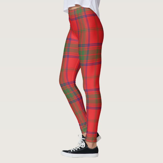Ecosse Clan Ross Tartan Femmes Leggings (Gauche)