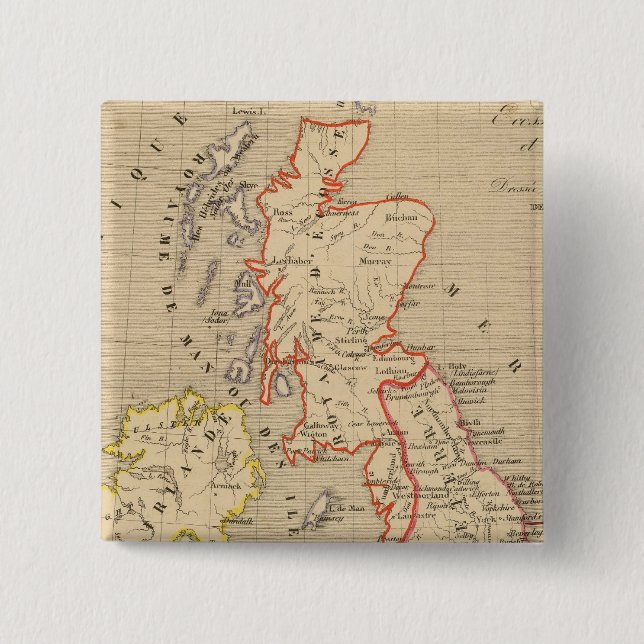 Ecosse, Irlande et Man en 1100 Button (Vorderseite)