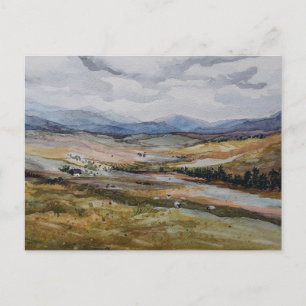 Écosse paysage Carte postale