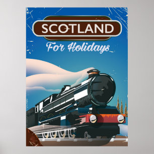 Ecosse Poster de voyage Locomotive