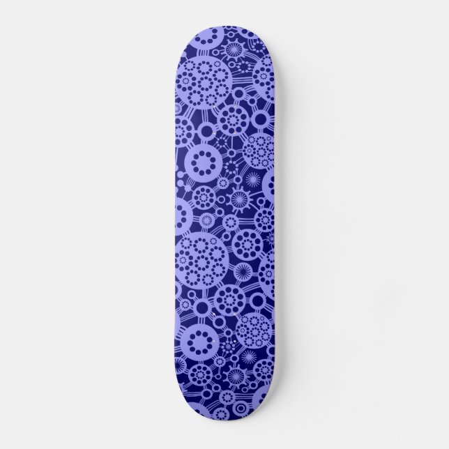 Ecosystem - Pastel Blue auf DP Navy Skateboard (Vorderseite)