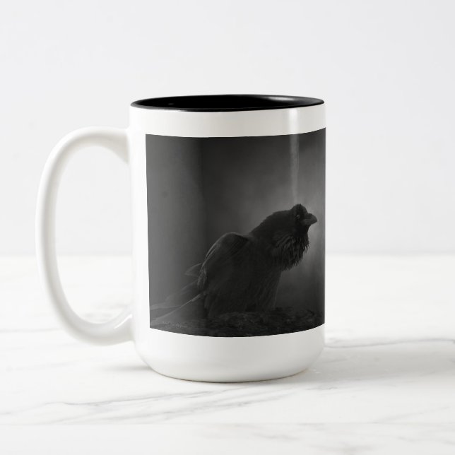 Écoute de corbeau de Raven et préjudice, tasse (Gauche)