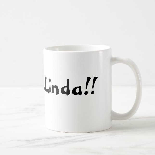 Écoutent la tasse d'humour de Linda (Droite)