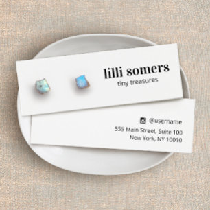 Écouter Écouter Bijoux Plain Display Card