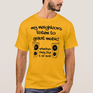 Ecouter Grande Musique Drôle T-Shirt