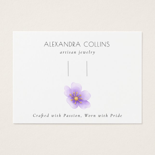 Écran Barrette violet Sakura Blossom (Devant)