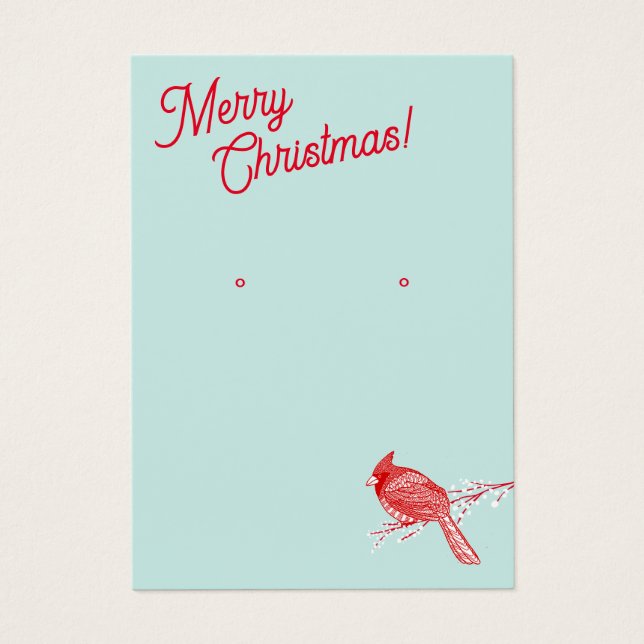 Écran de bijoux de Noël Cardinal (Devant)