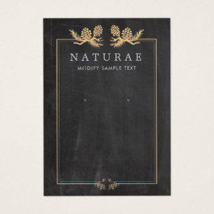 Écran de bijoux Rustique Vintage Pine Cônes