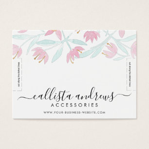 Écran de bracelet couleur rose vert floral