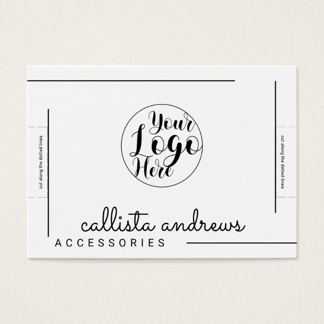 Écran de bracelet en noir blanc à la bordure noire (Devant)