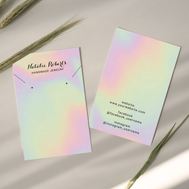 Écran de collier de bijoux holographique (Créateur téléchargé)