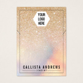 Écran de collier logo Iridescente Parties scintill