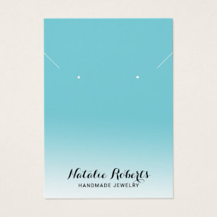 Écran de collier Pastel Turquoise Bijoux