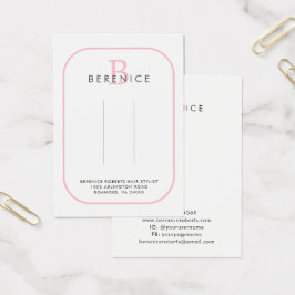 Écran de la typographie rose Monogramme Logo Clips