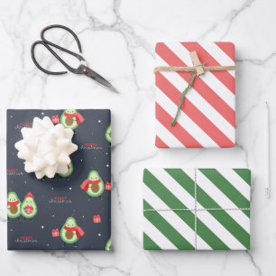 Écran de Noël Avocados Enveloppement de papier ens
