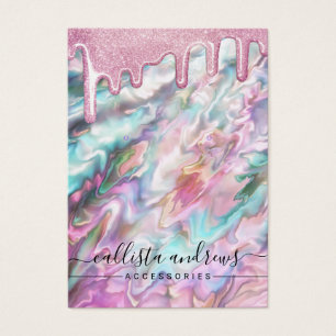 Écran de Parties scintillant Turquoise rose Pearl 