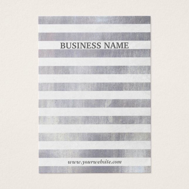 Écran d'oreille à bandes d'argent moderne (Devant)