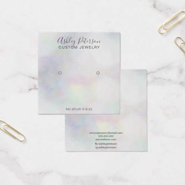 Écran d'oreille à l'ombre de perle (Bureau)