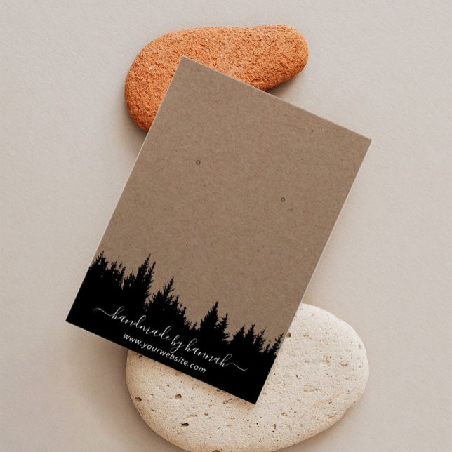 Écran d'oreille artisanal Rustique Kraft Forest (Créateur téléchargé)