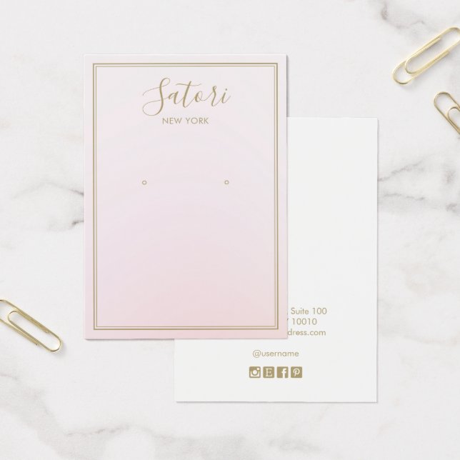 Écran d'oreille de la police Ombre rose pâle (Bureau)