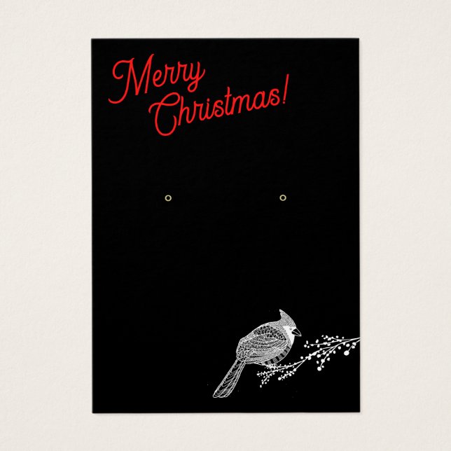 Écran d'oreille du cardinal de Noël (Devant)