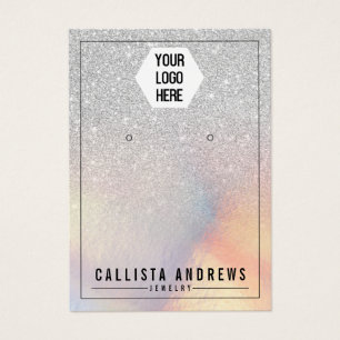 Écran d'oreille du logo Iridescente Parties scinti