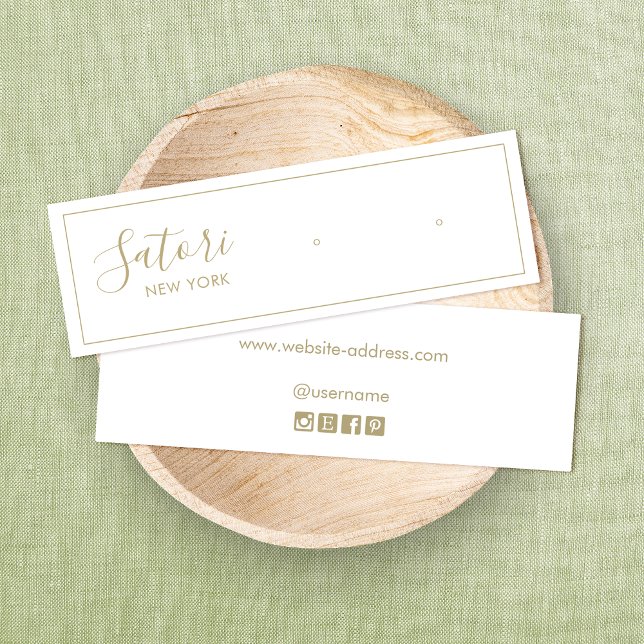 Écran d'oreille du script de signature blanc (Créateur téléchargé)