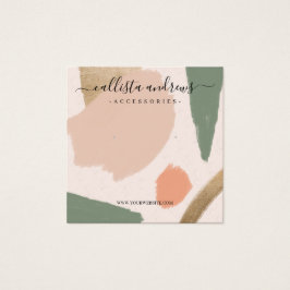 Écran d'oreille en or Abstrait moderne